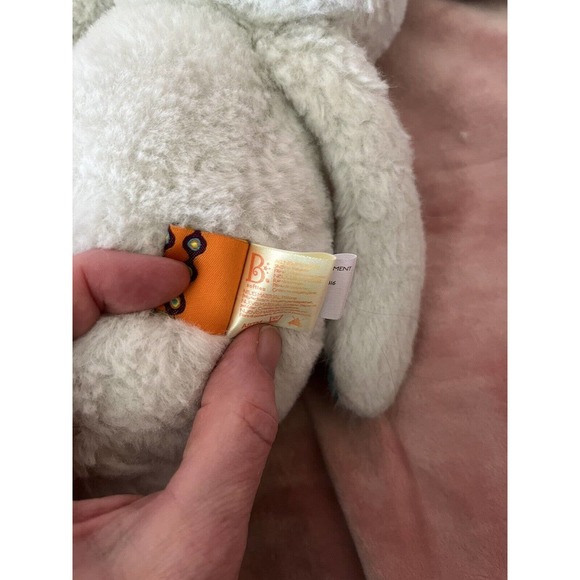 B You Minty Bunny 13” Plush Stuffed Animal. Peppy-mint green rabbit - Picture 5 of 5